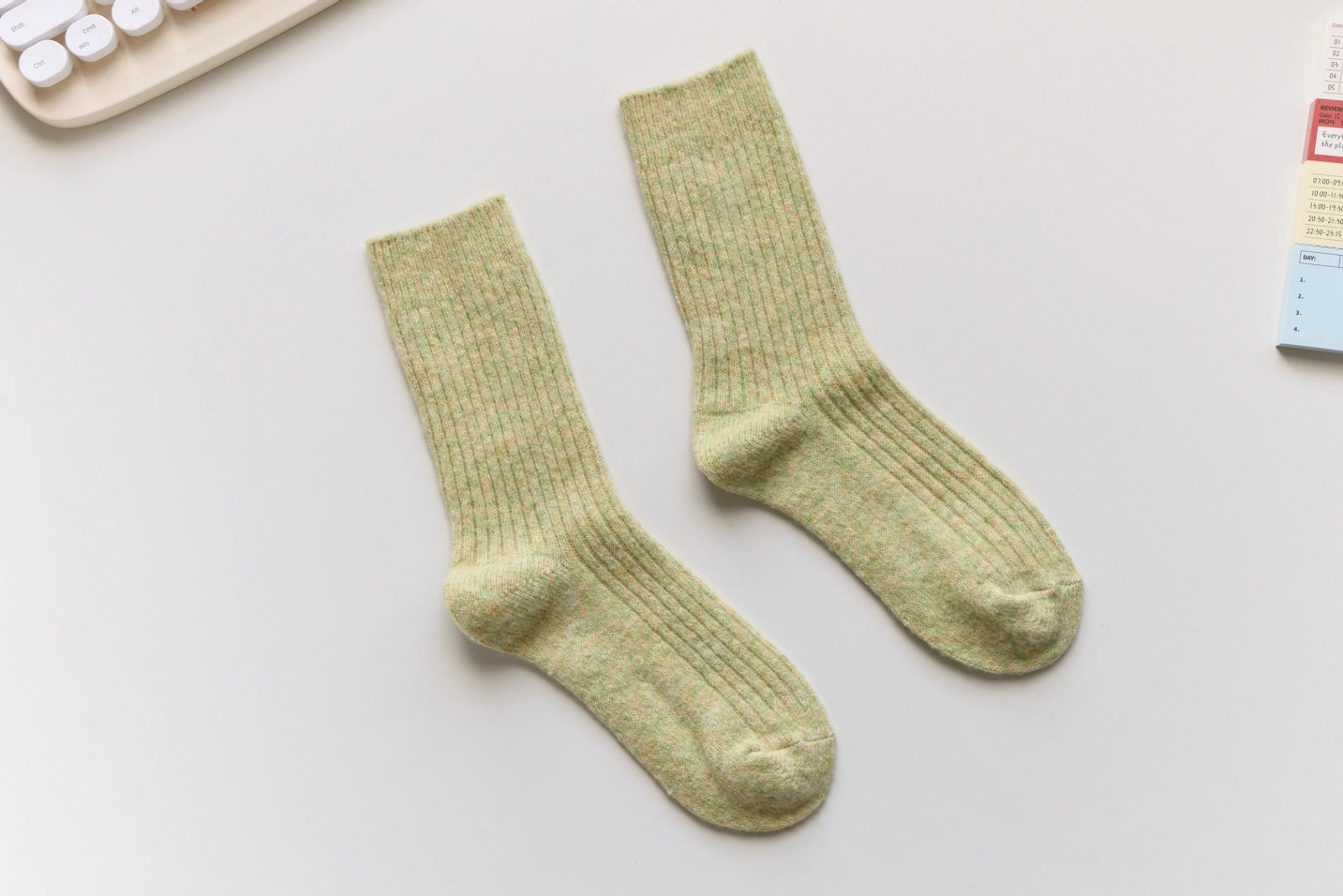 Pistachio Cashmere Socks
