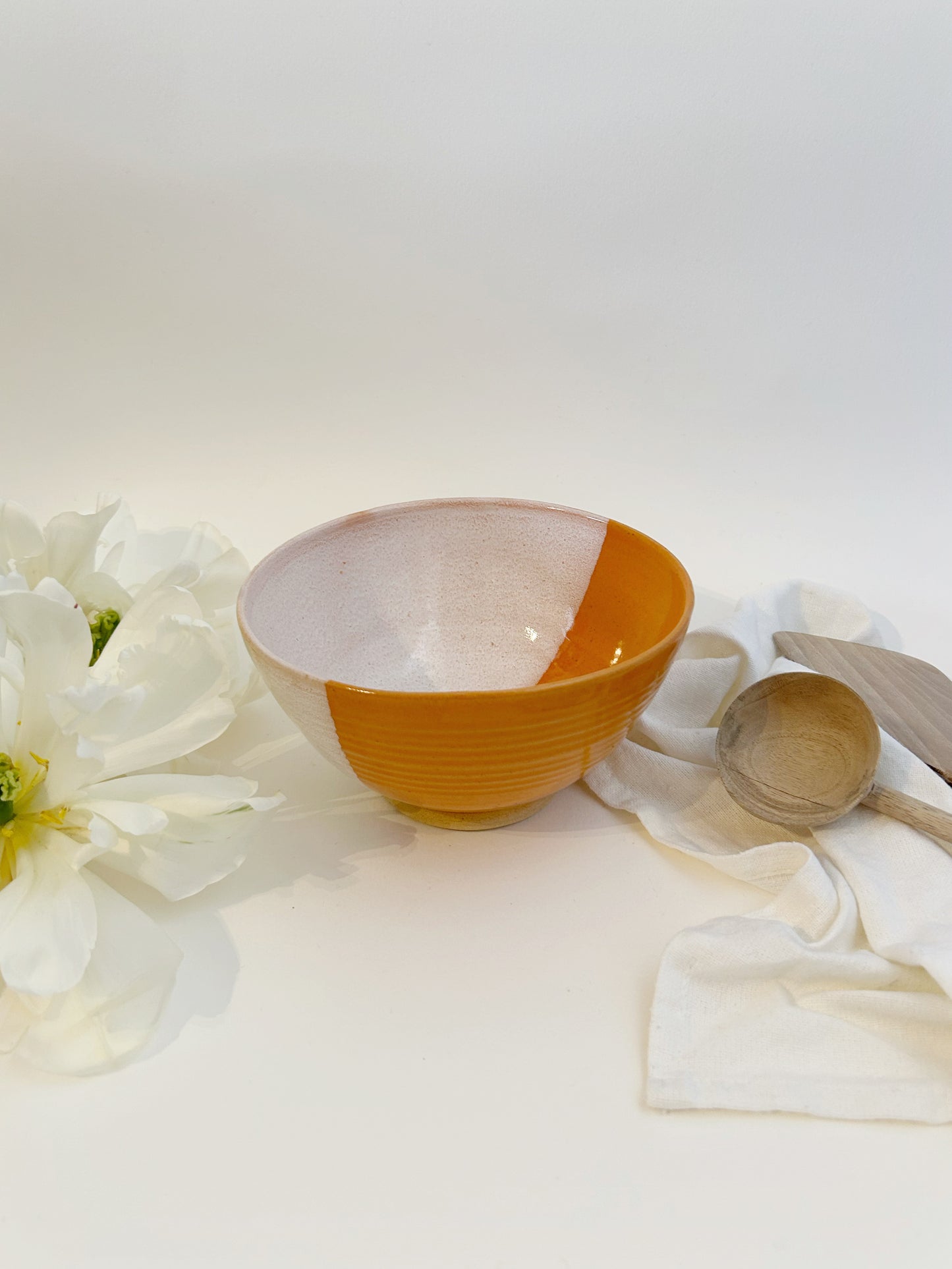 Orange Cereal Bowl