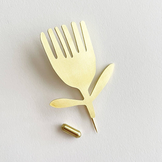Brass Samphire Pin