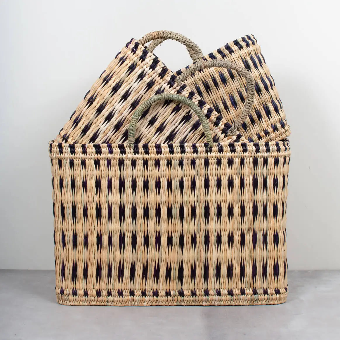 Indigo Reed Basket