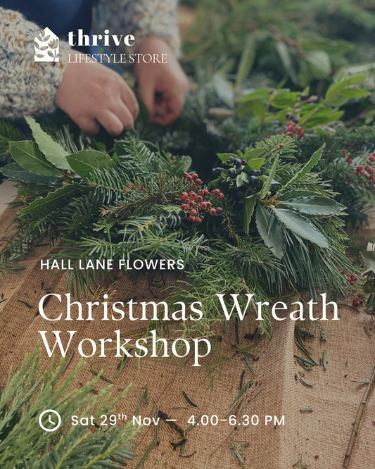 Christmas Wreath Workshop - Saturday 29th November 16.00-18.30