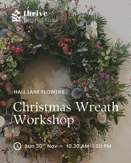 Christmas Wreath Workshop - Sunday 30th November 10.30-13.00