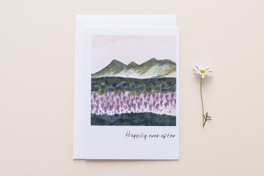 'Happily Ever After' Wedding Card