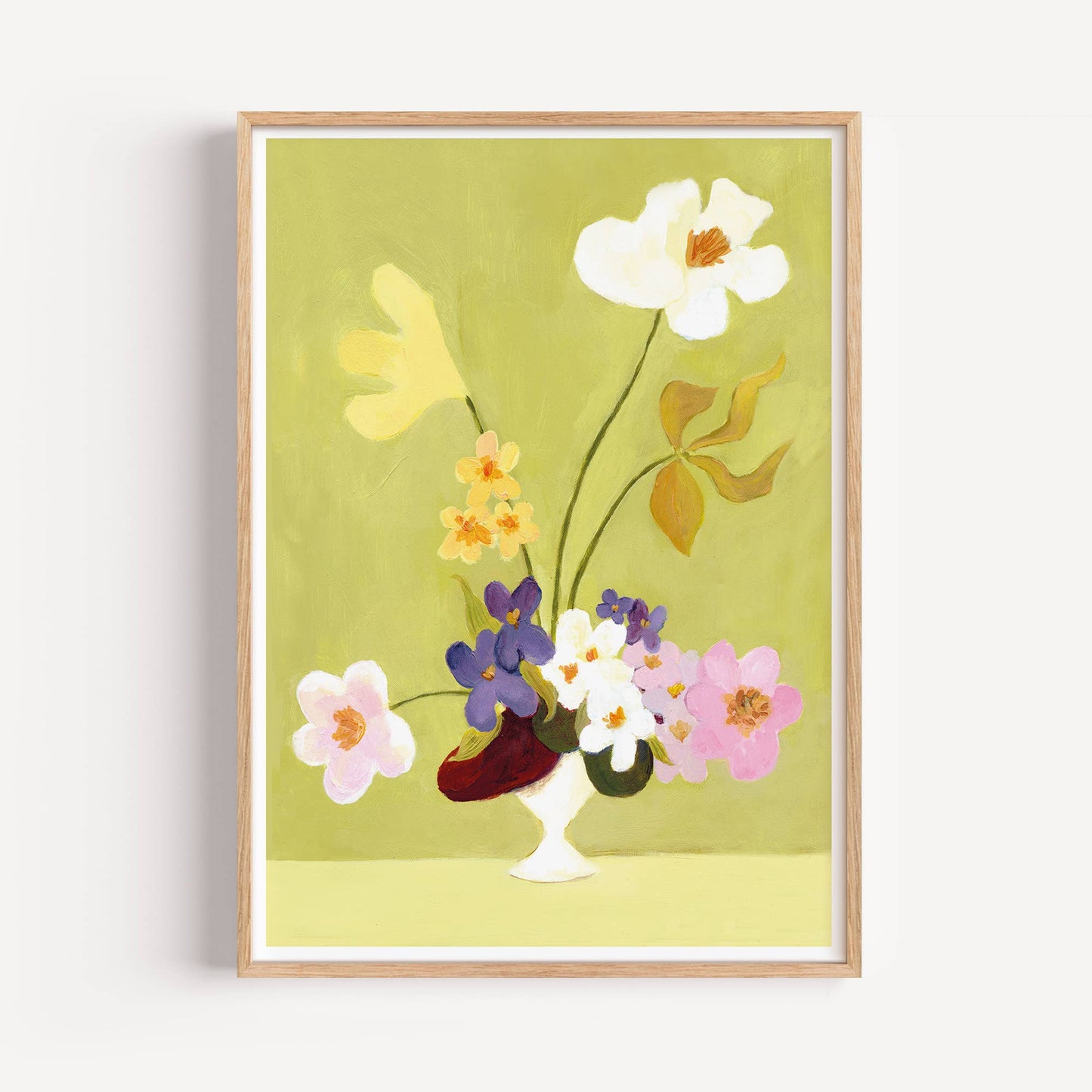 Flower Frog Print | Whimsical Art Print | Summer Decor