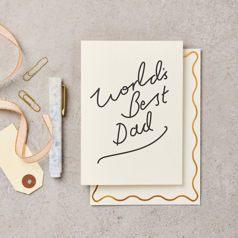 World's Best Dad Card