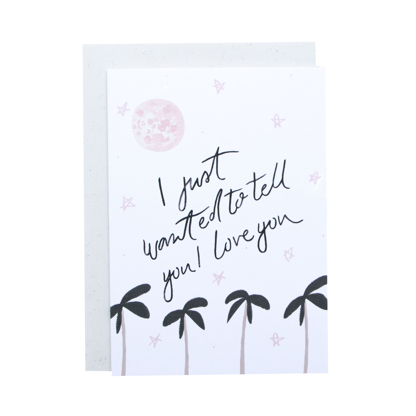 Palm Tree Love Valentines Card
