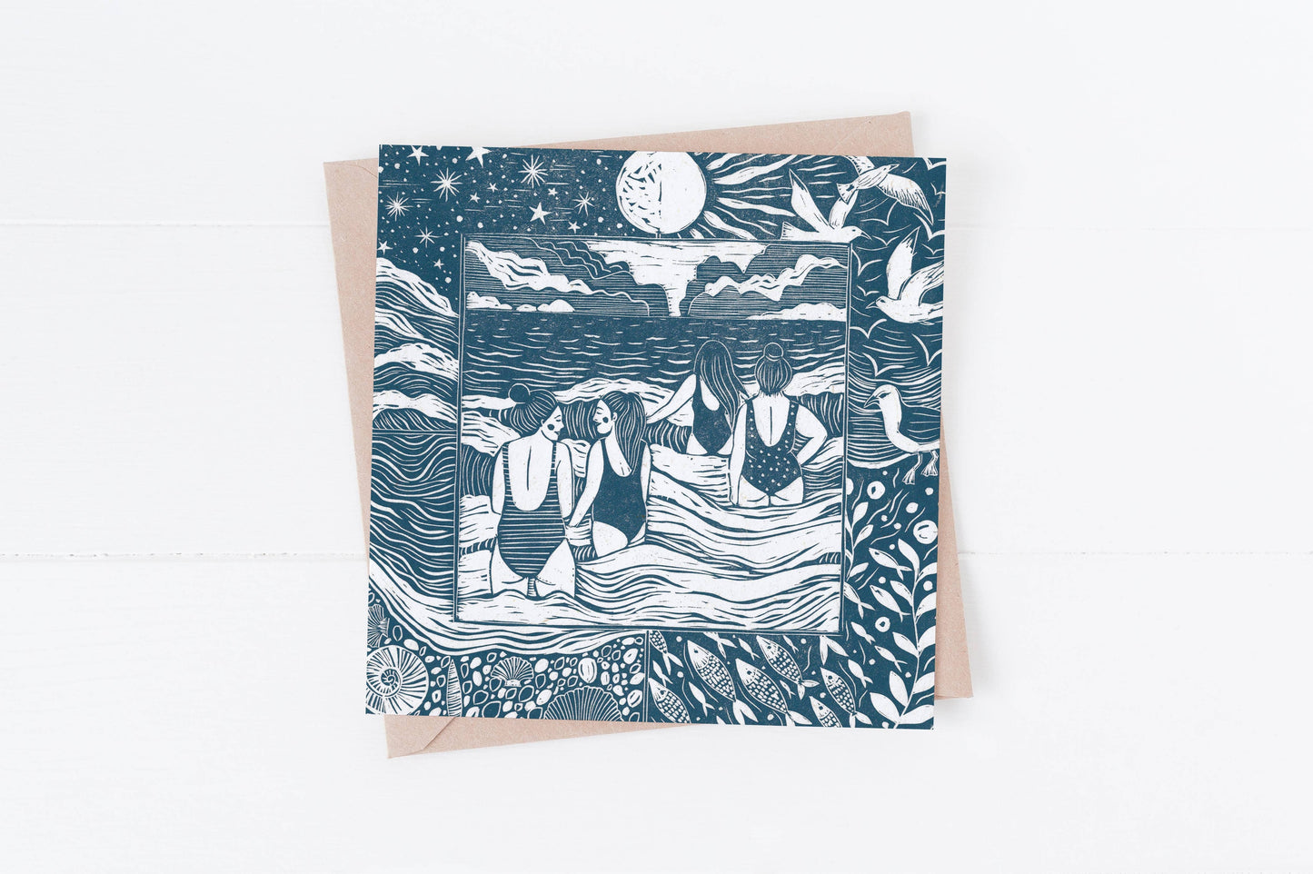 Into the Waves Card