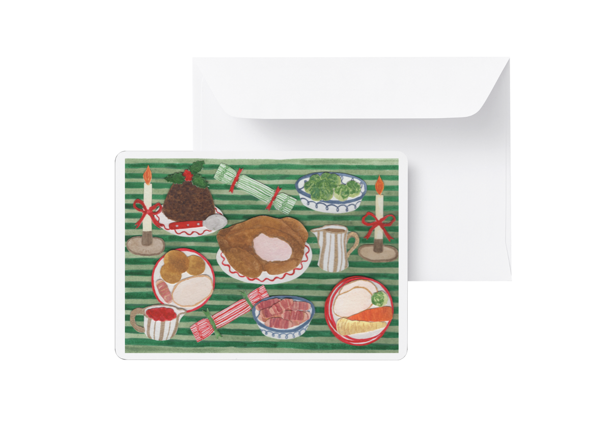 Christmas Lunch, Greetings Card