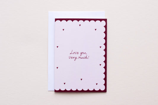 'Love You Very Much' Card