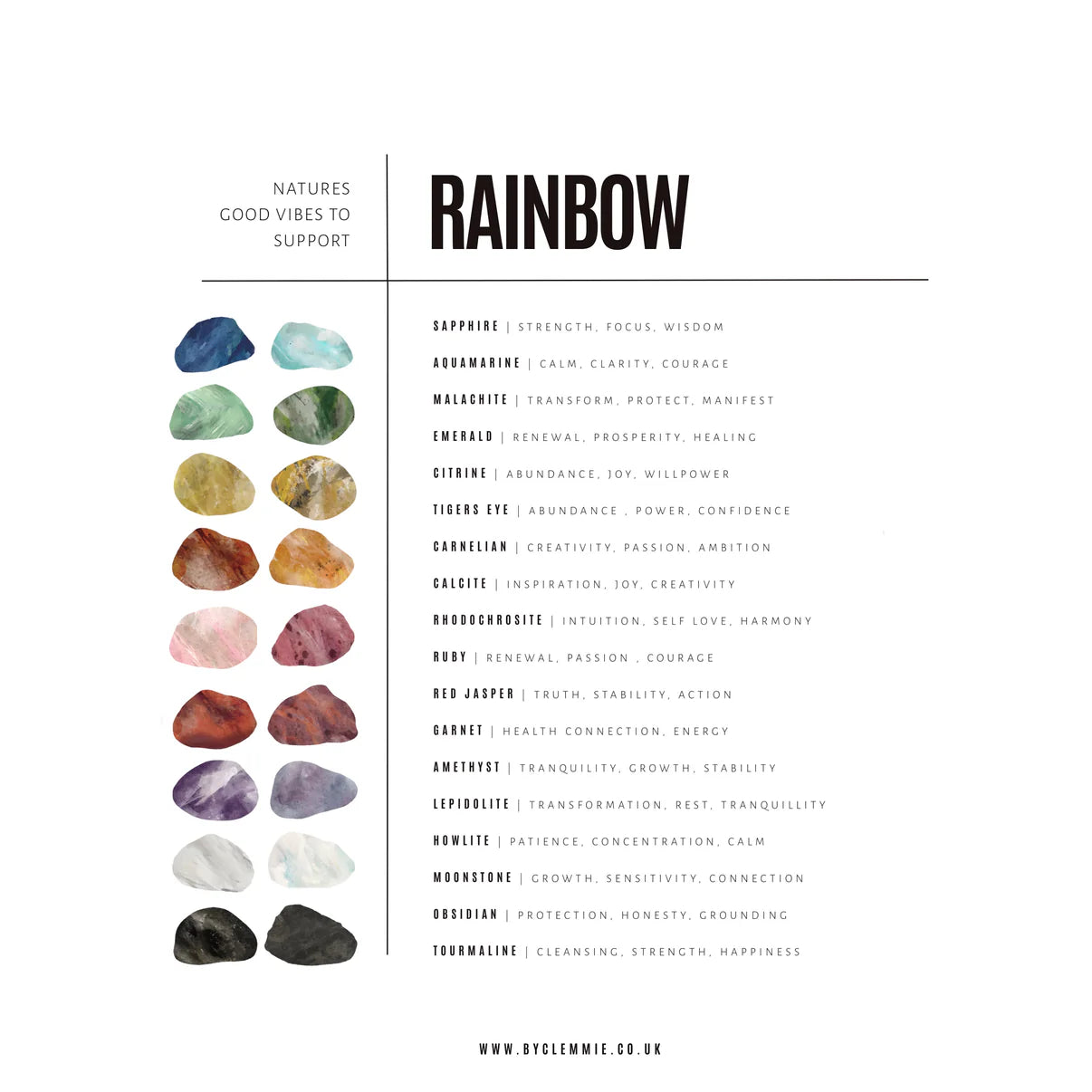'Rainbow' Crystal Necklace