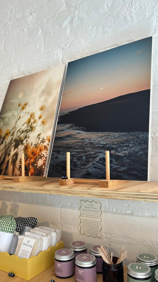 Sea & Moon Print
