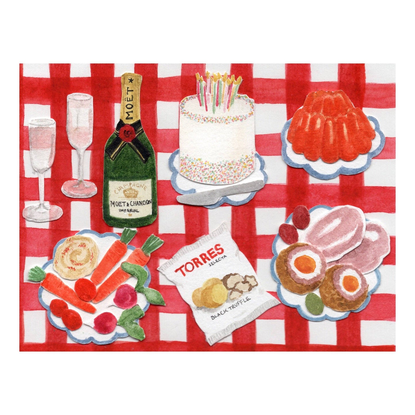 A Serious Spread Greetings Card