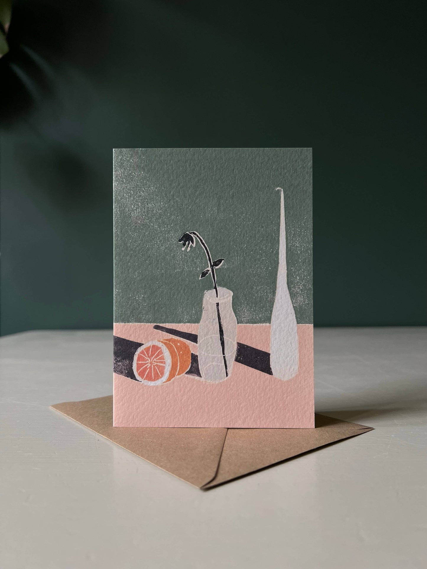 Grapefruit Still Life Greeting Card