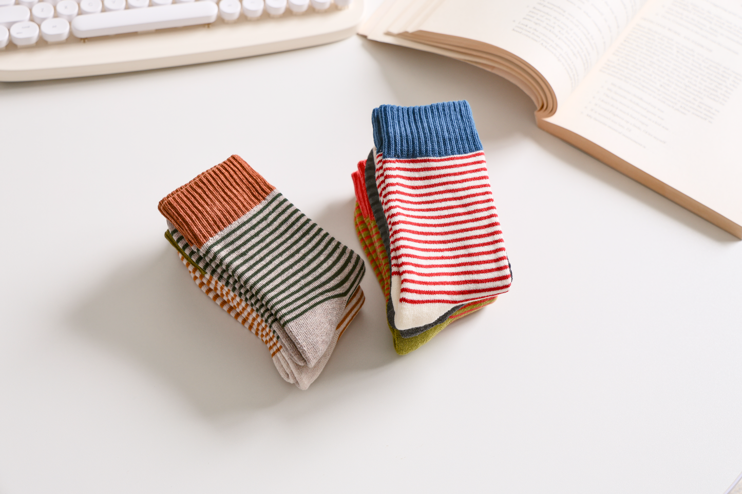 Striped Cotton Socks