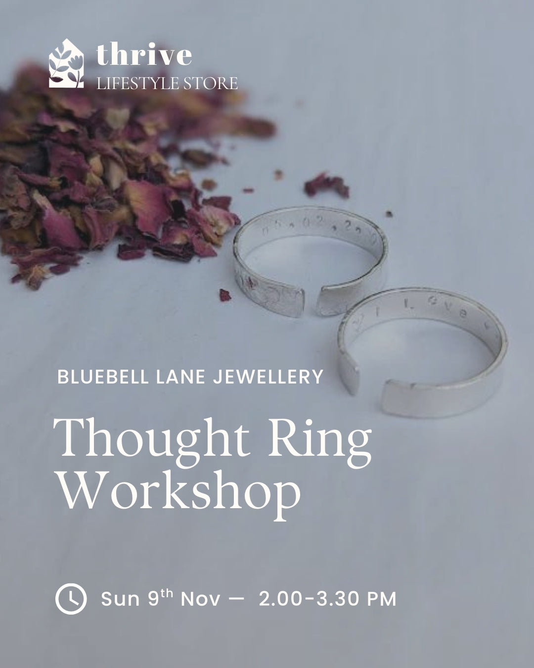 Thought Ring Workshop - Sunday 9th November 14.00 - 15.30