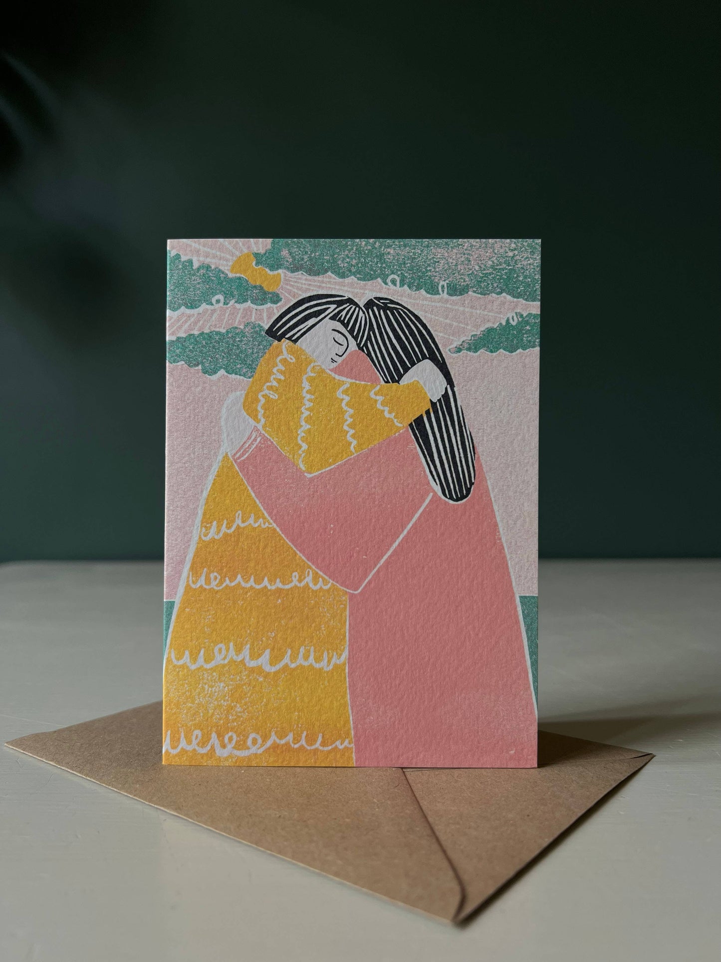 Warm Hugs Greeting Card