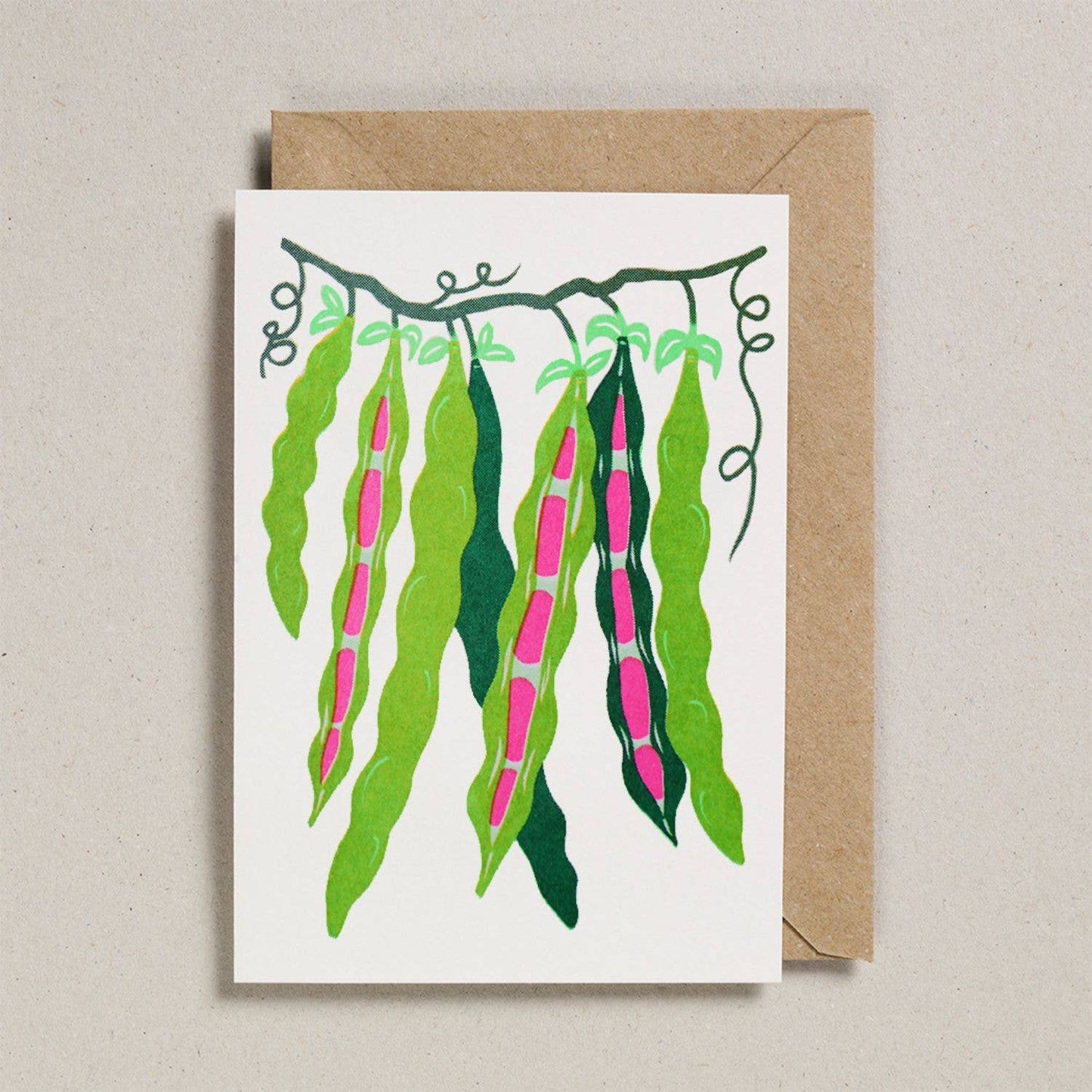 Beans Risograph Card