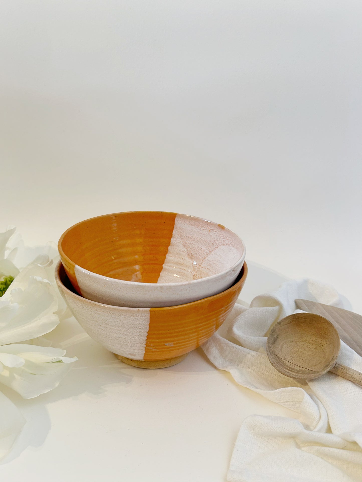 Orange Cereal Bowl