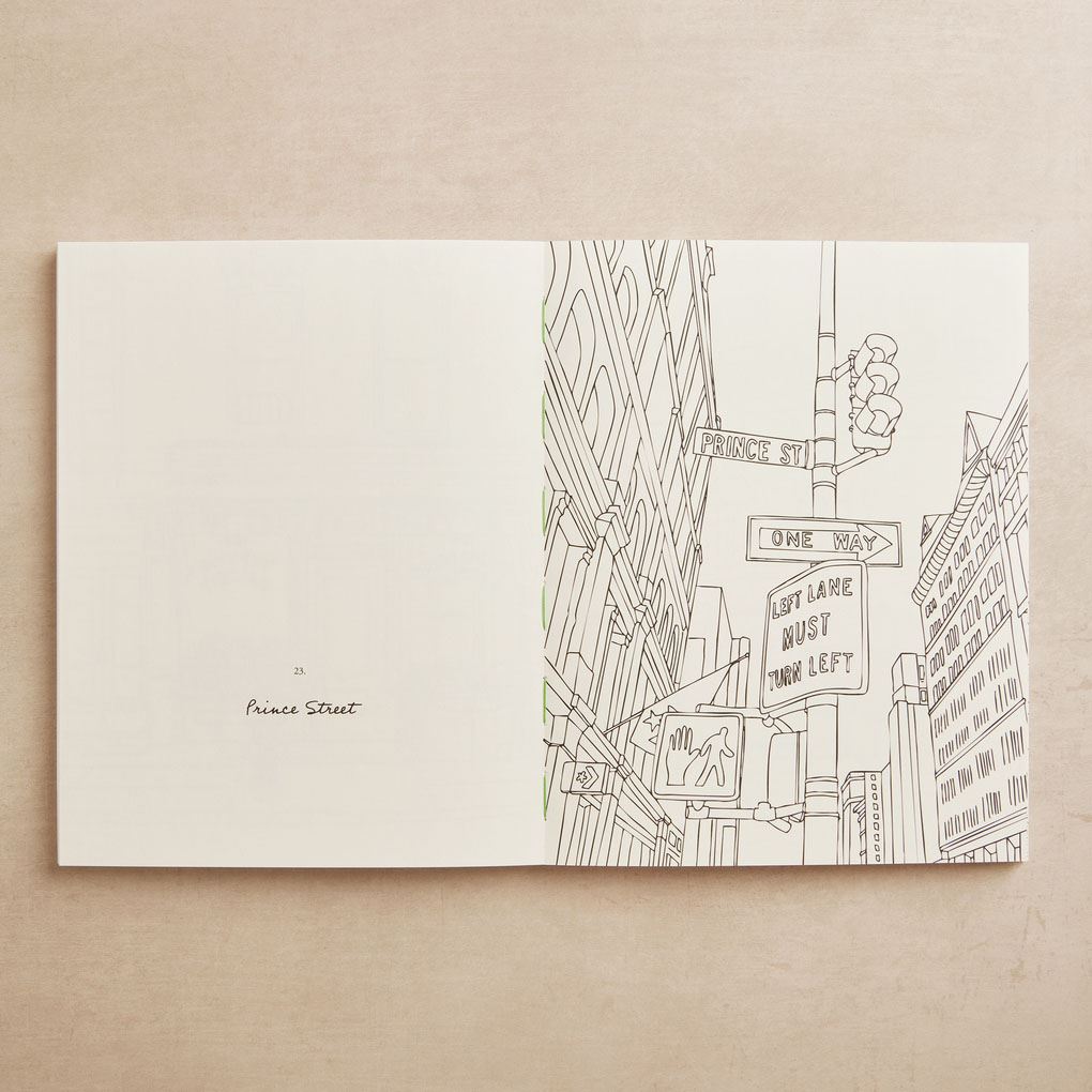 New York: A Collection Of Beautiful City Scenes To Colour In