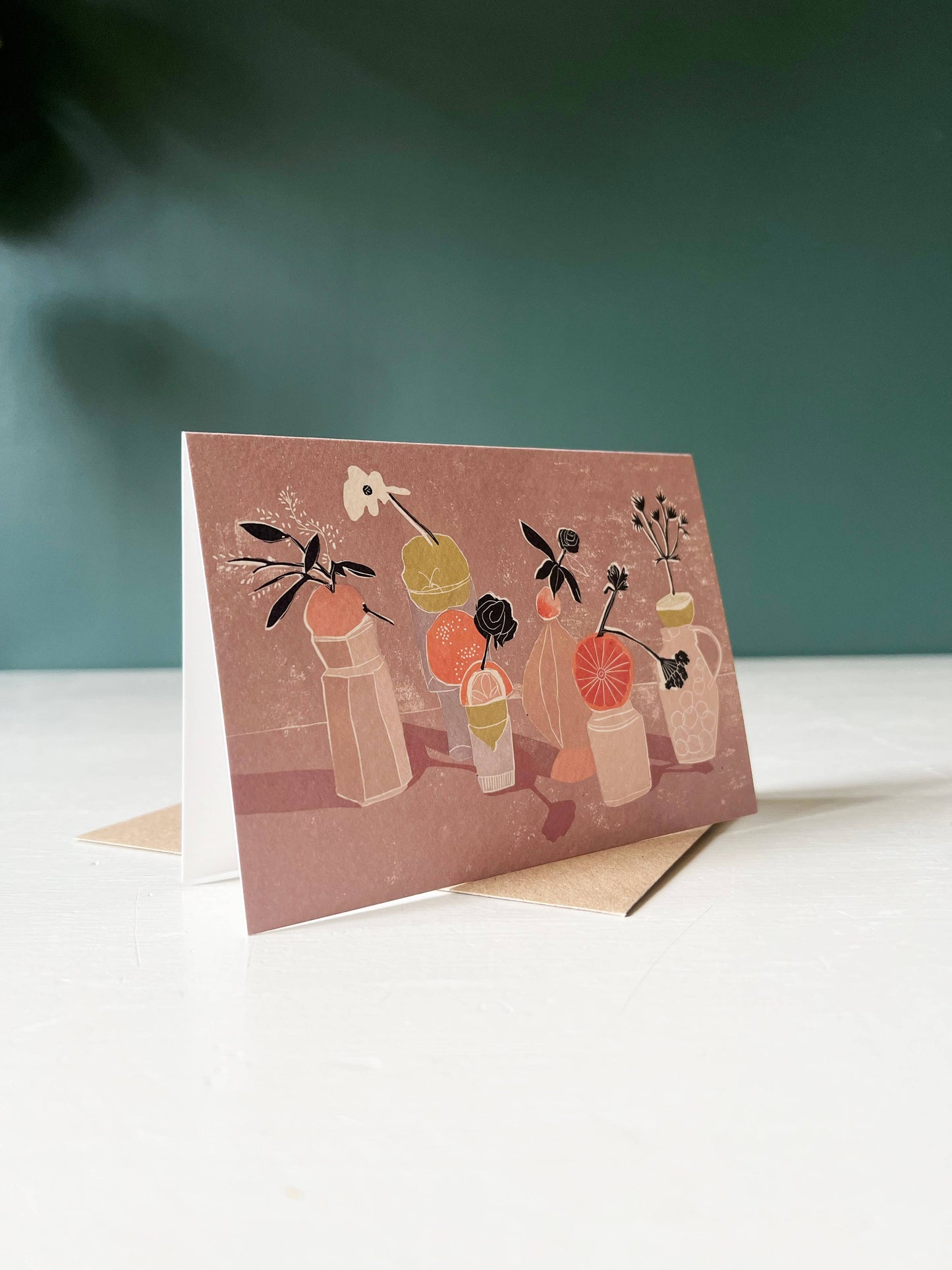 Citrus Still Life Greeting Card