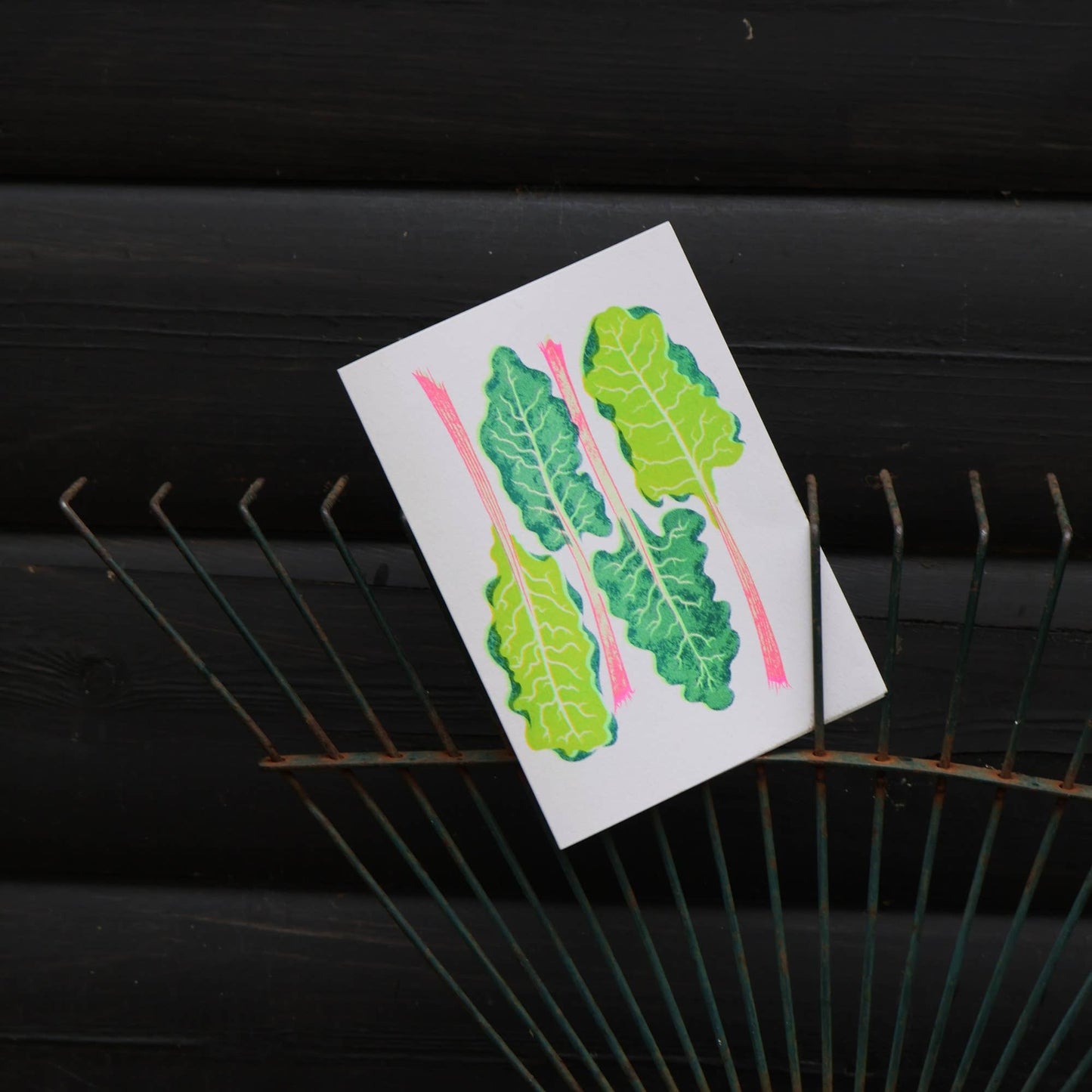 Chard Risograph Print