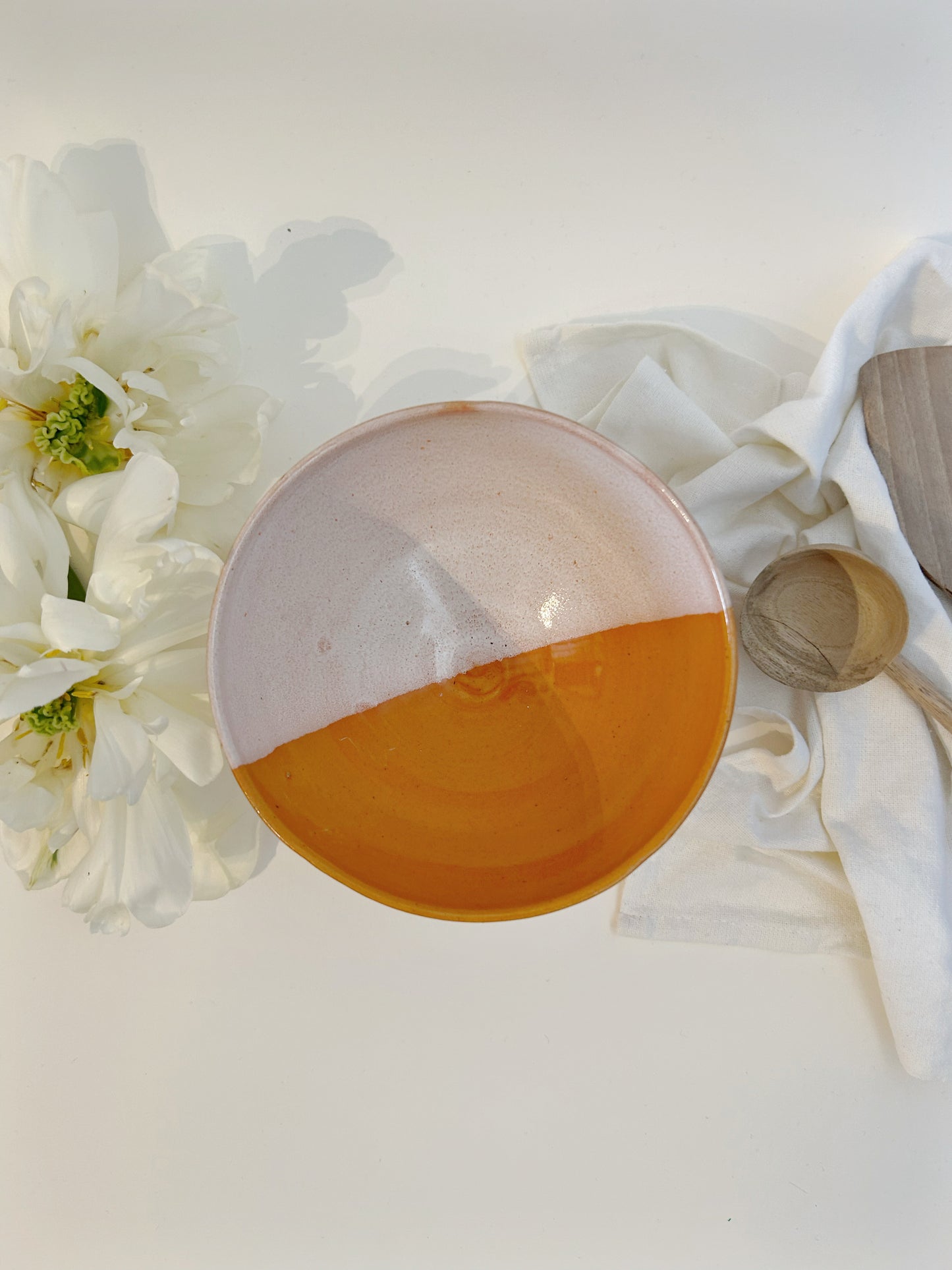 Orange Cereal Bowl