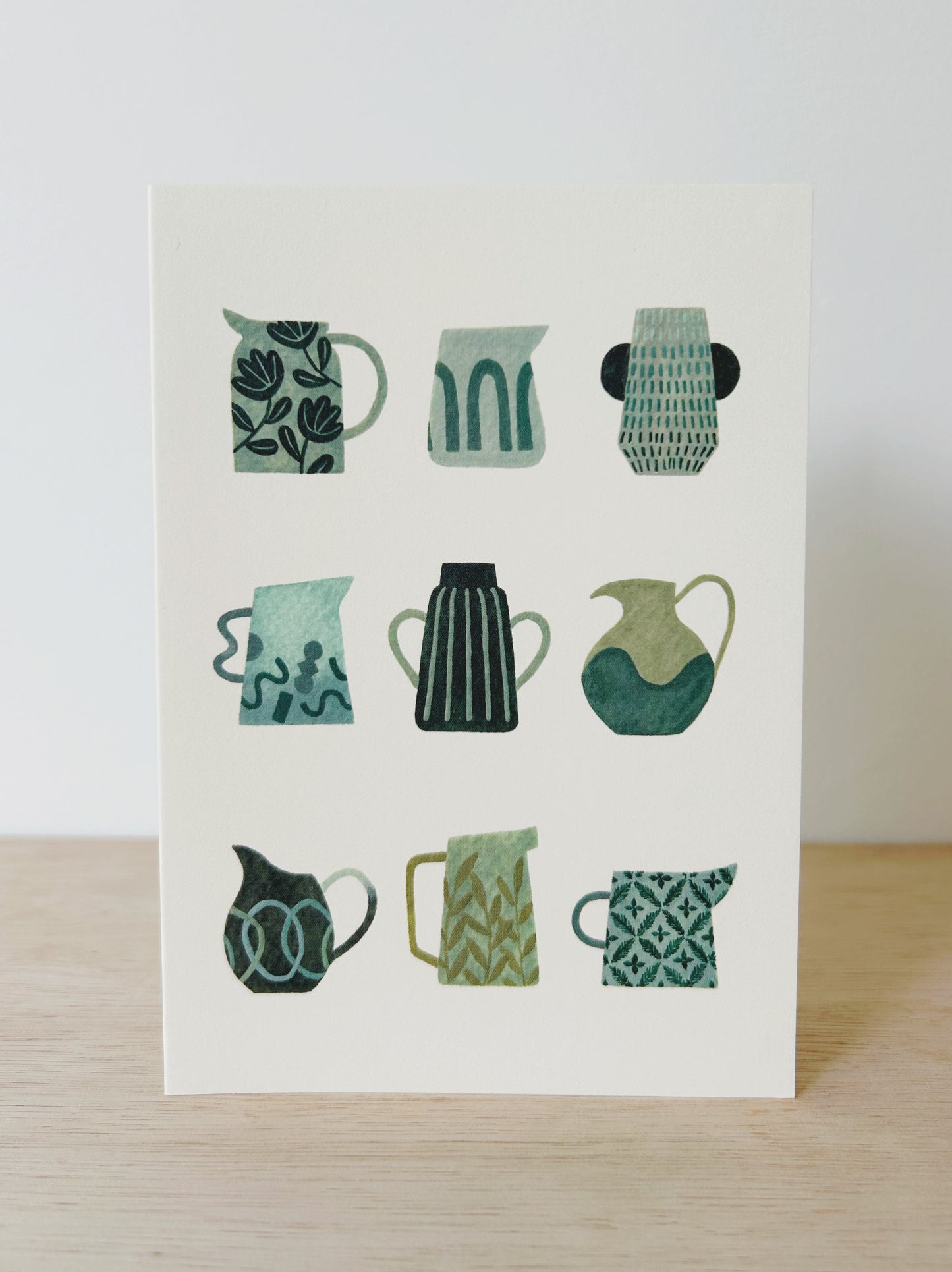 Green Jug Collection Card