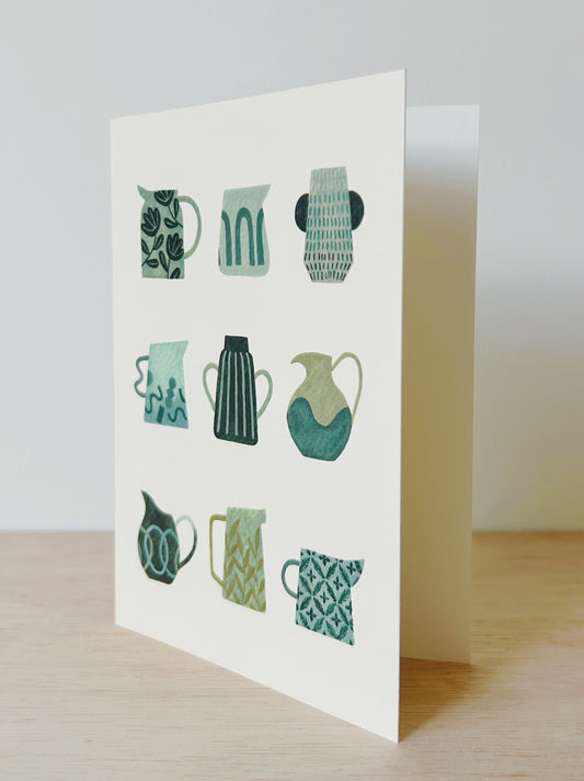 Green Jug Collection Card