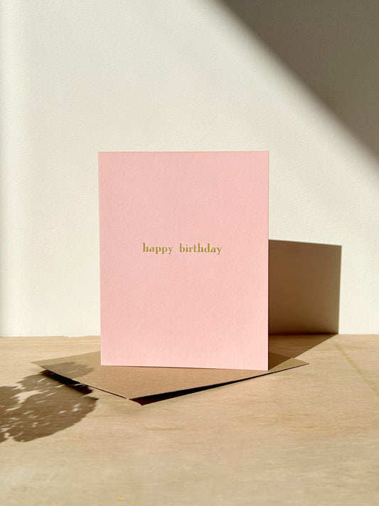 Happy Birthday Mini Card