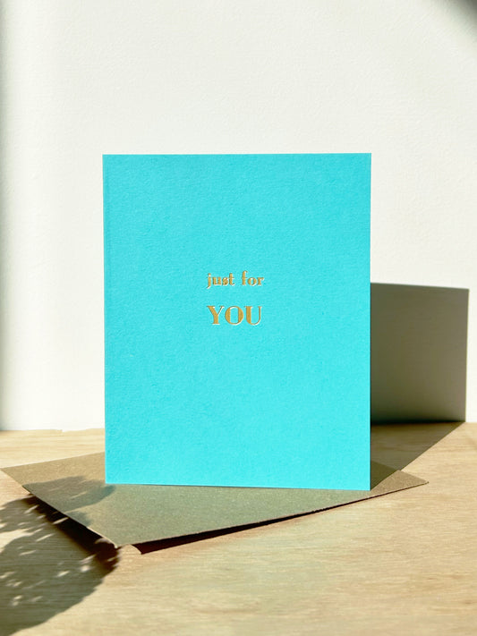 Just for You Mini Card
