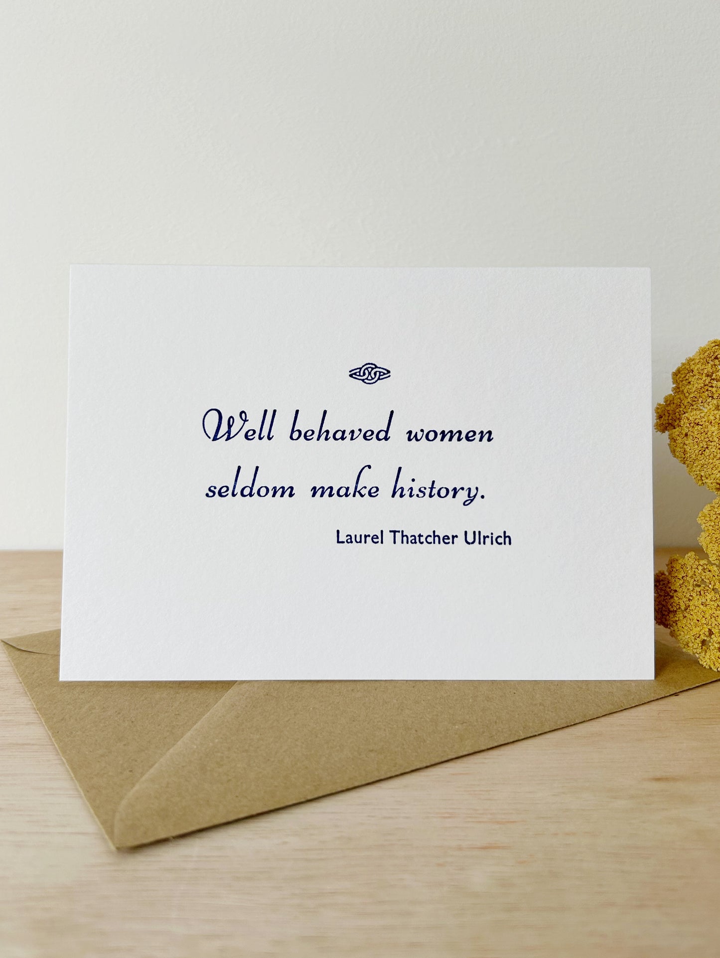 "Well Behaved Women.." Card