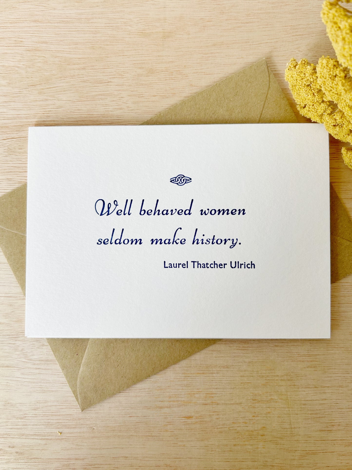 "Well Behaved Women.." Card
