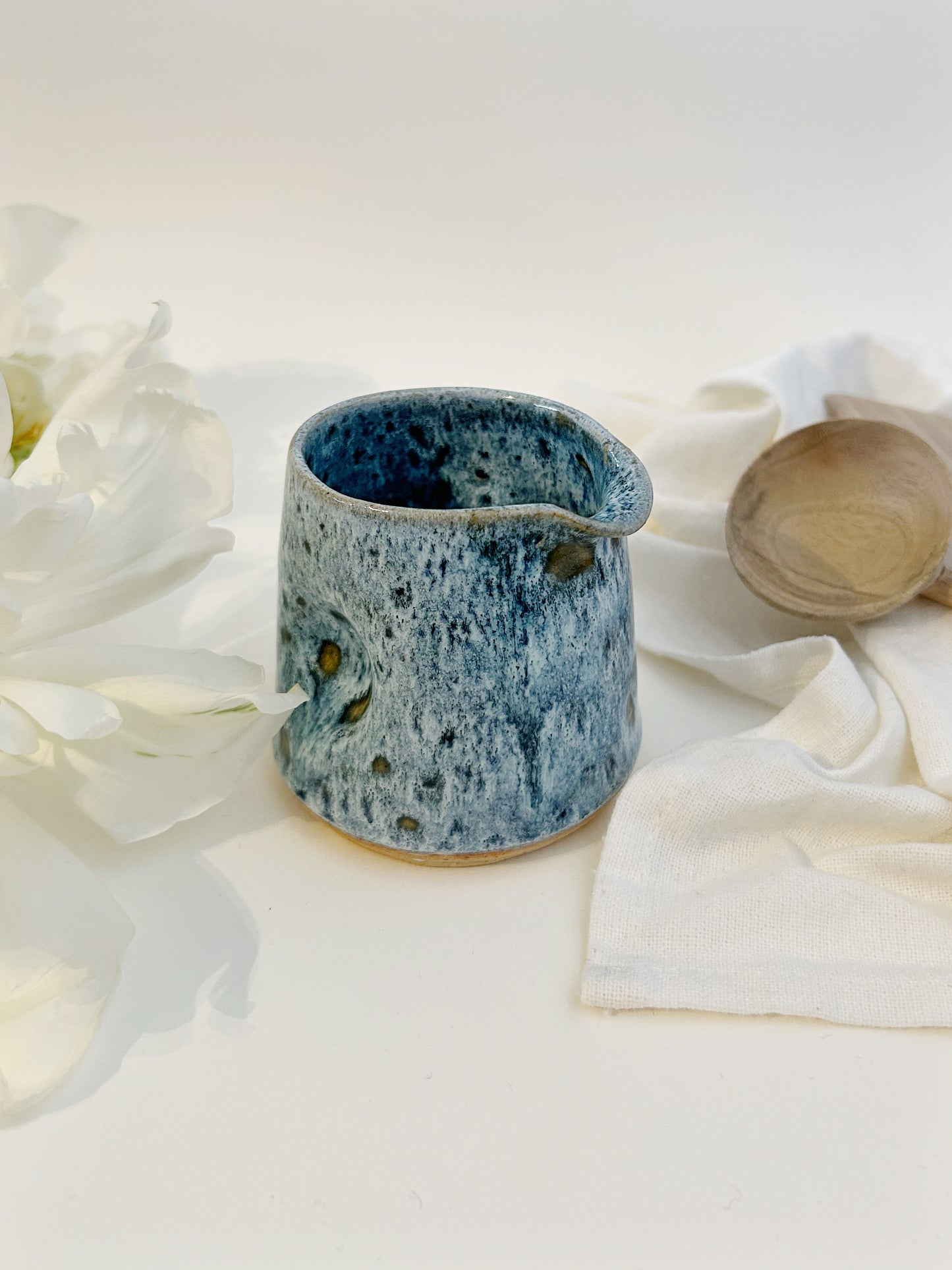 Blue Pinch Jug