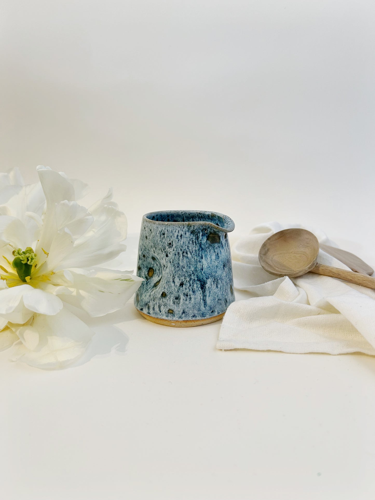 Blue Pinch Jug