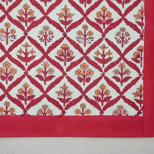 Cherry Trellis Tablecloth