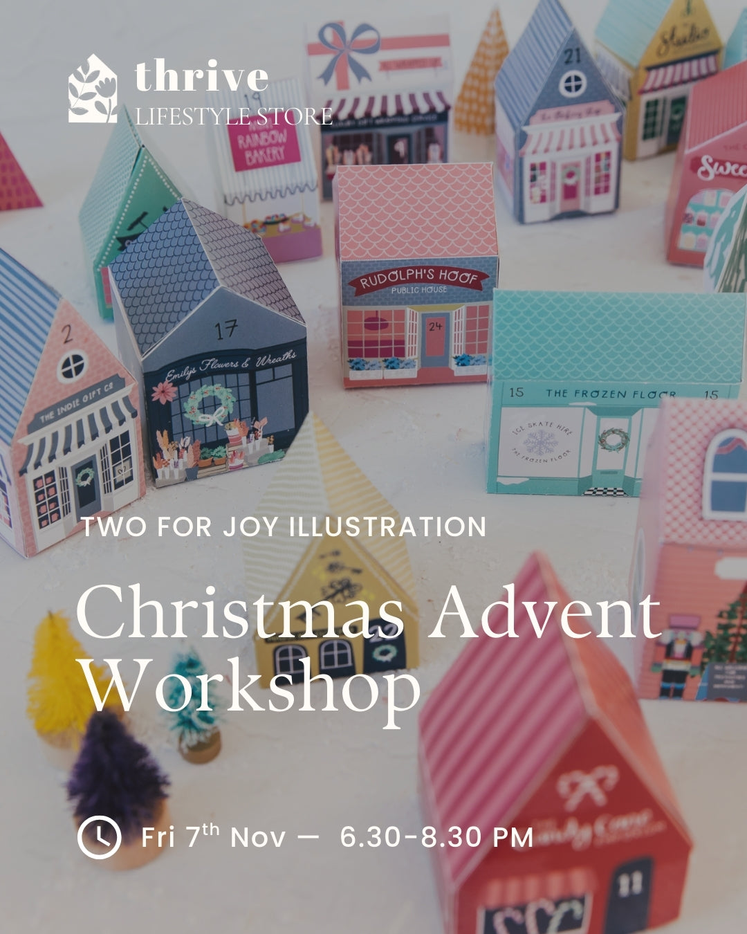 Christmas Advent Workshop - Friday 7th November 18.30-20.30
