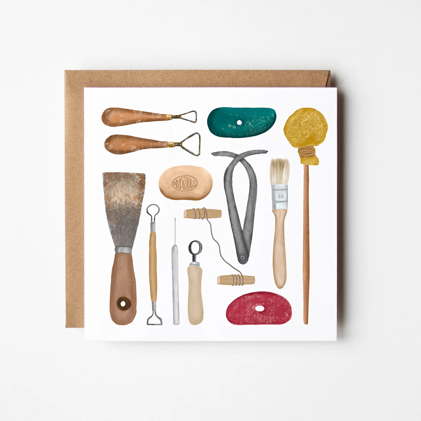 Pottery Tools Collection Card