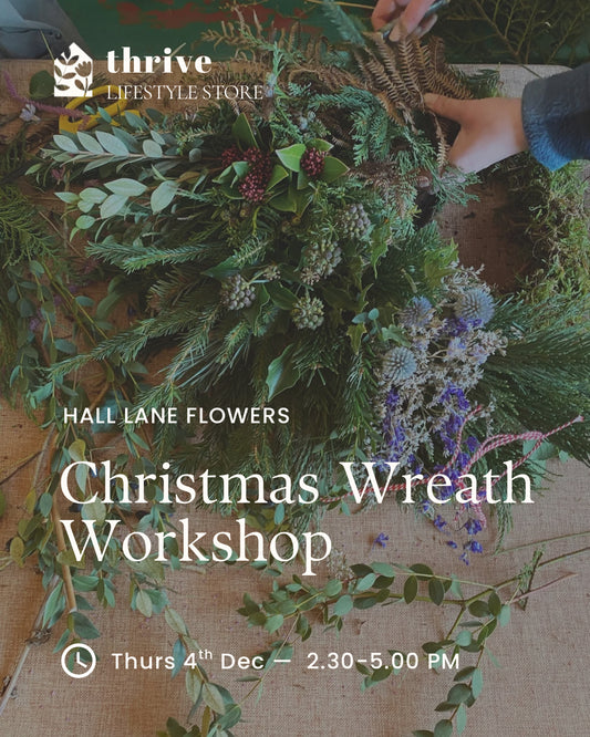 Christmas Wreath Workshop - Thursday 4th December 14.30-17.00