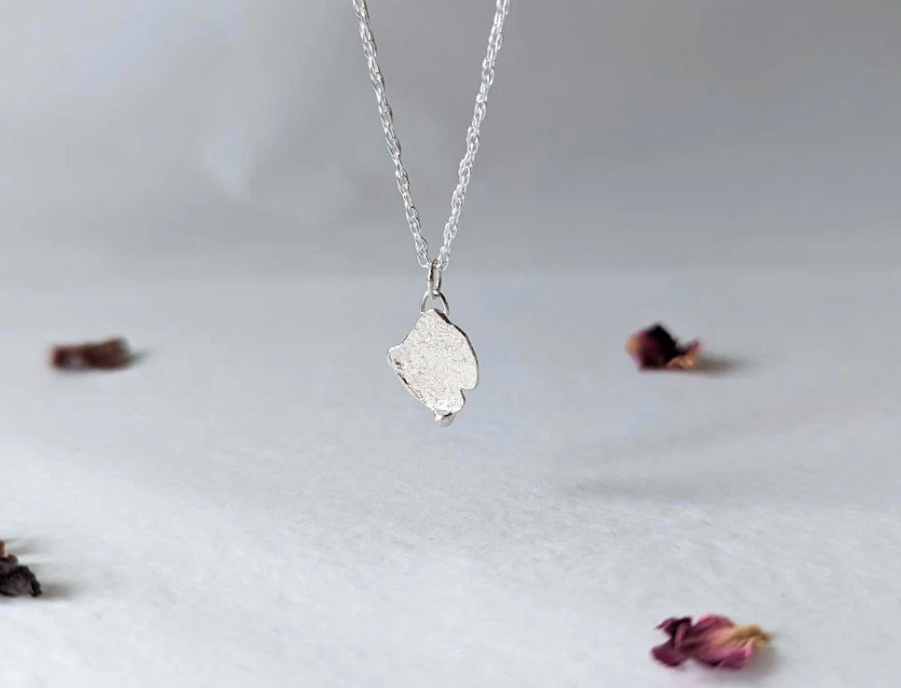Sterling Silver Pressed Pendant