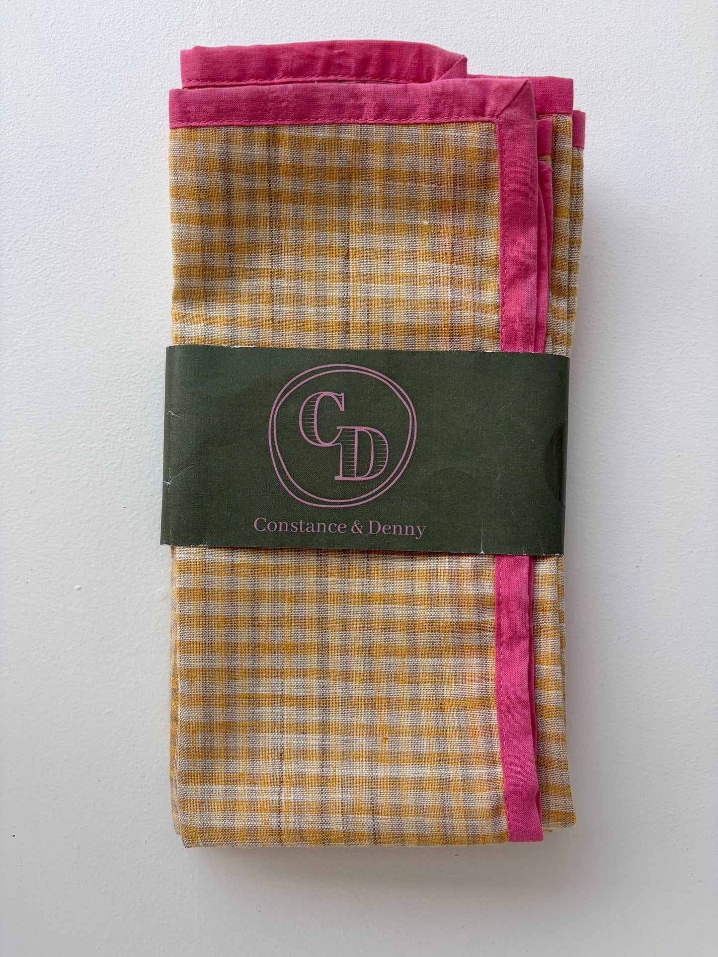 *Sale* Gingham Napkin Set