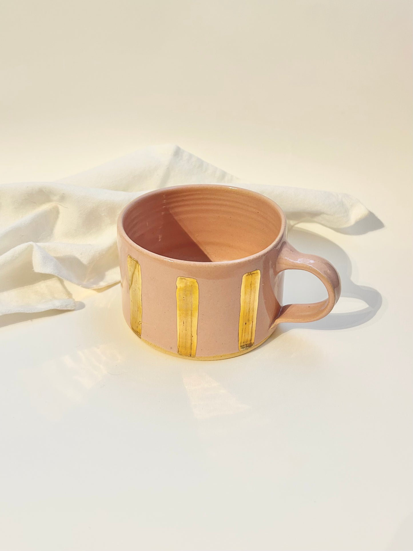 Gold Stripe Mug