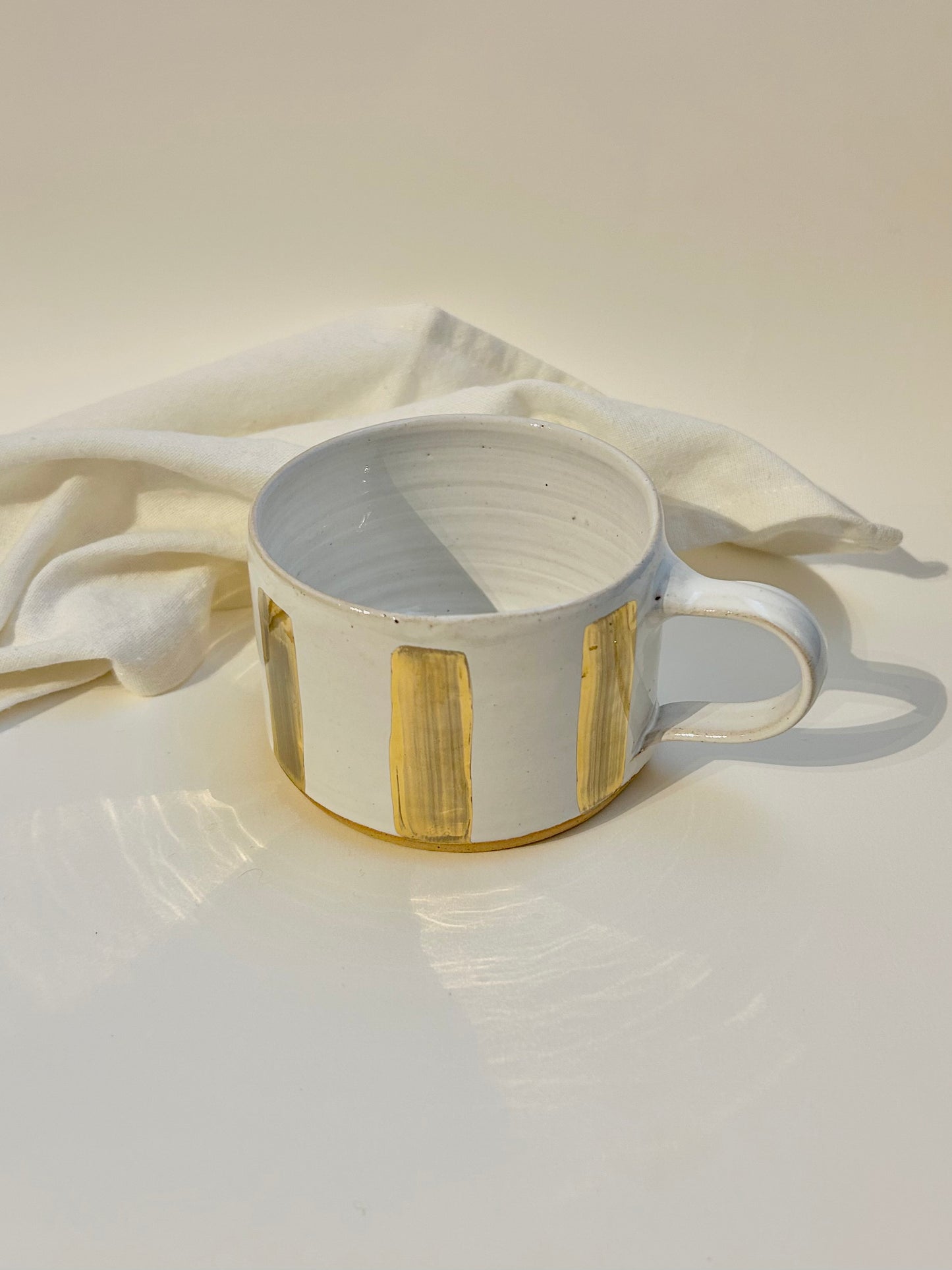 Gold Stripe Mug