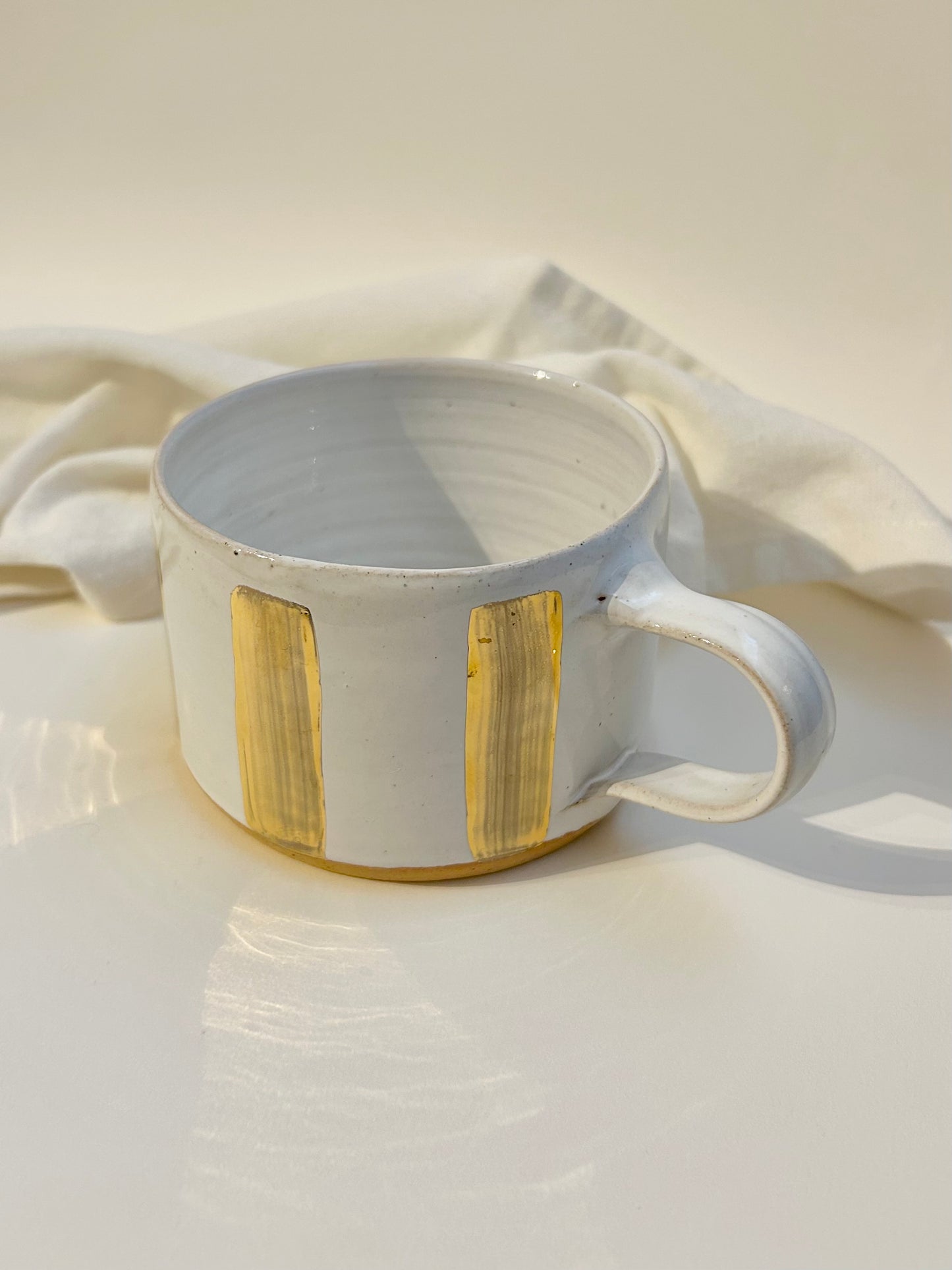 Gold Stripe Mug