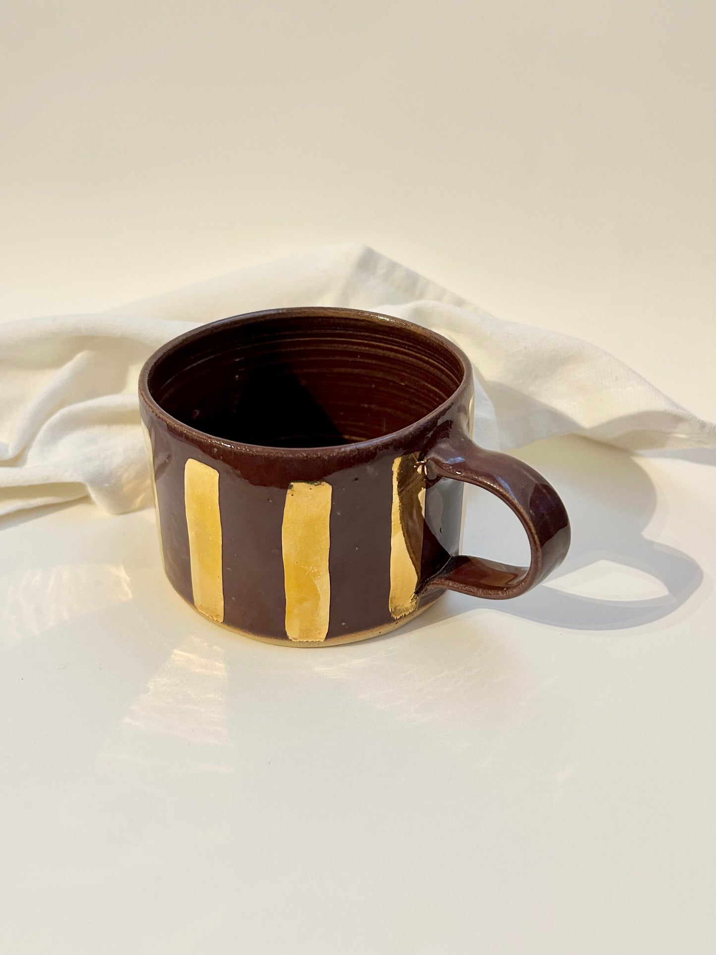 Gold Stripe Mug