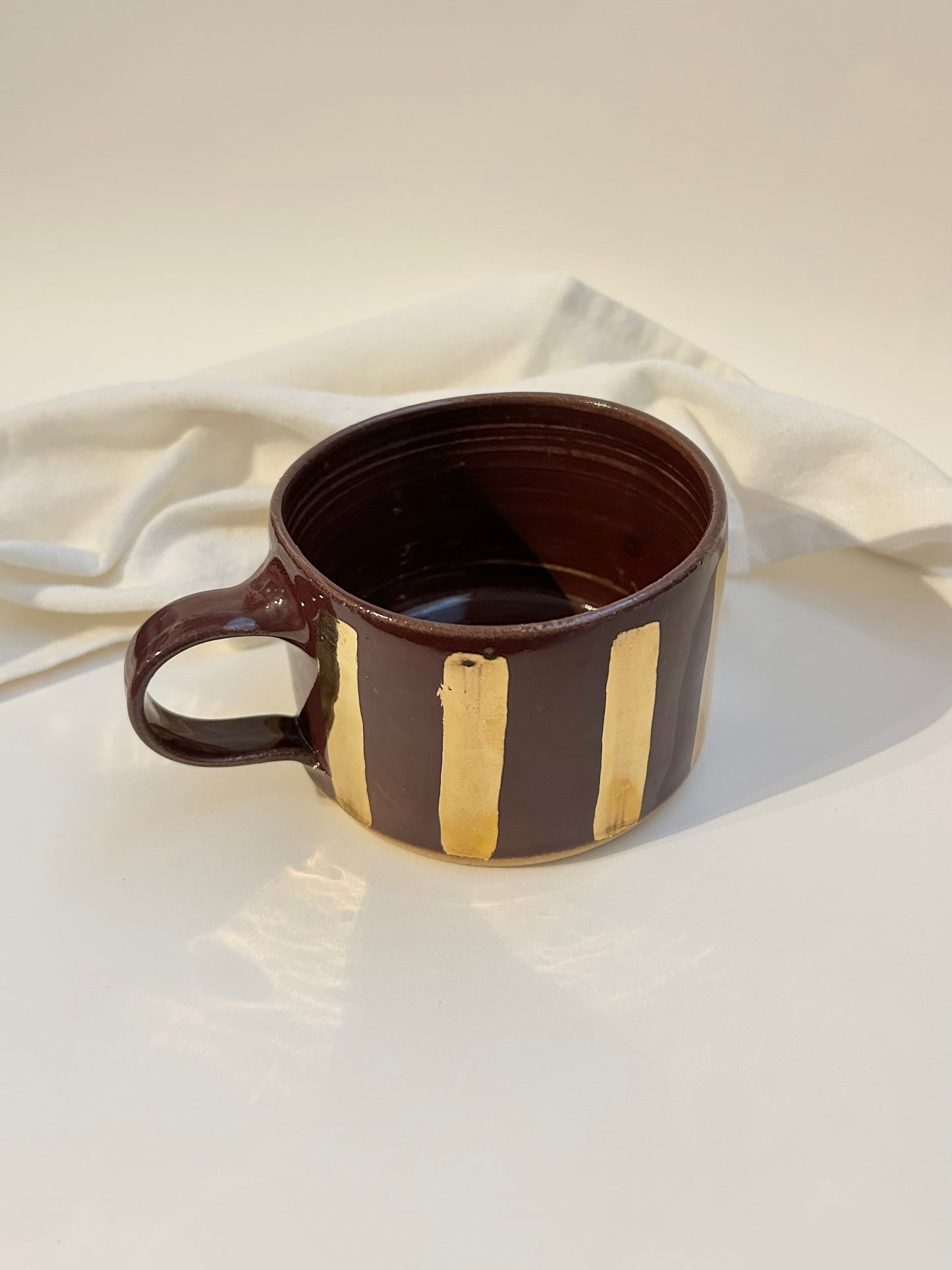 Gold Stripe Mug