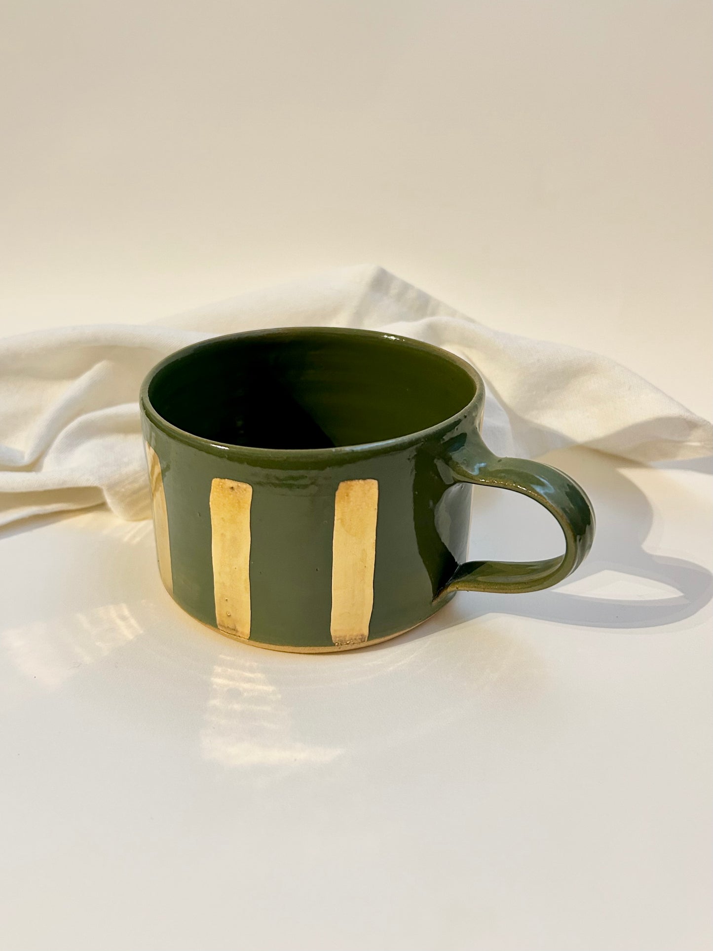 Gold Stripe Mug