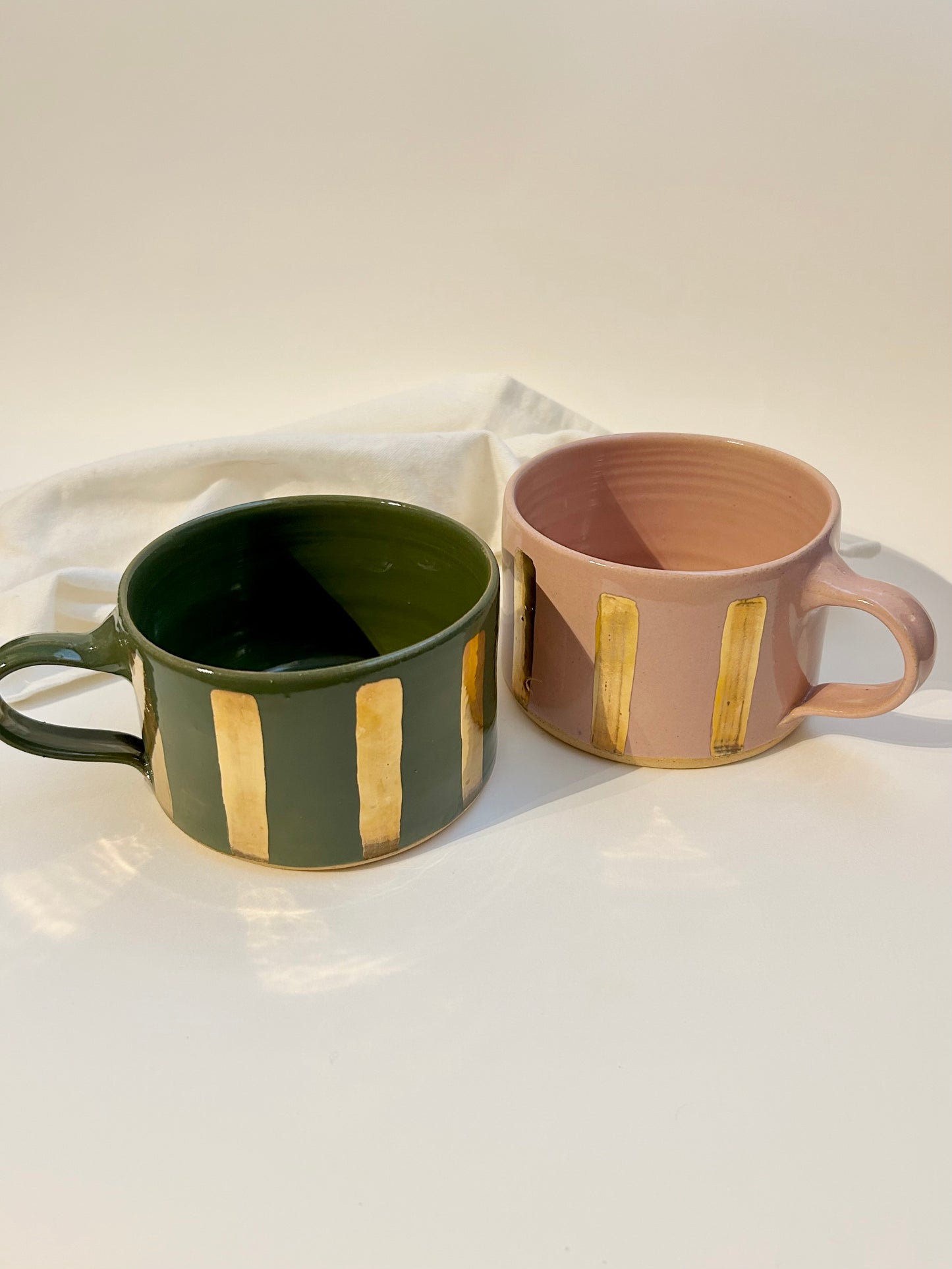 Gold Stripe Mug