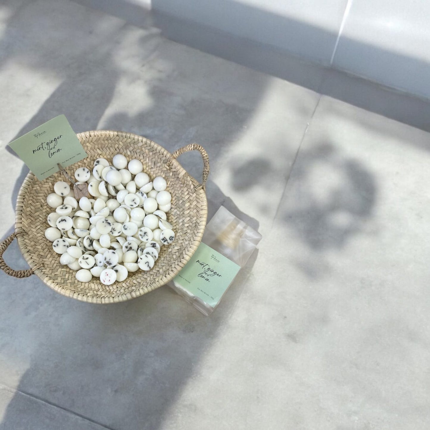 Mint, Ginger & Lemon Soy Wax Brittle