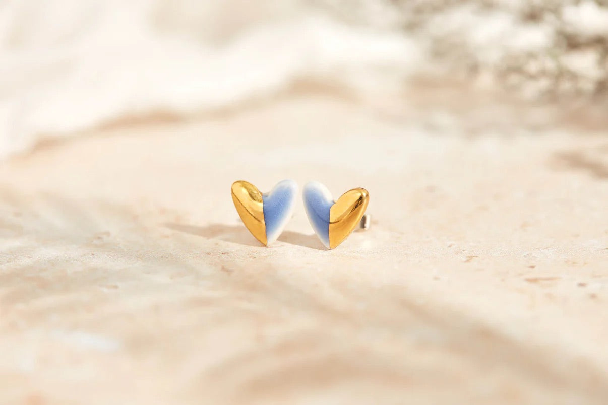 Heart Stud Earrings