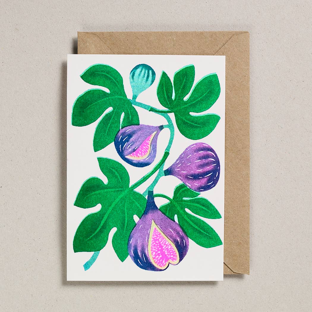 Fig Risograph Card